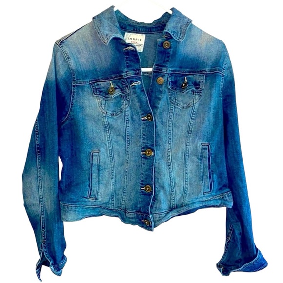 torrid Jackets & Blazers - Torrid Plus Size Stretch Denim Jacket